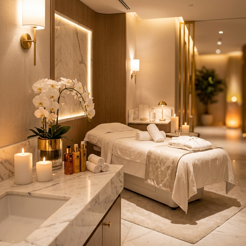 Interior de spa premium Bedima